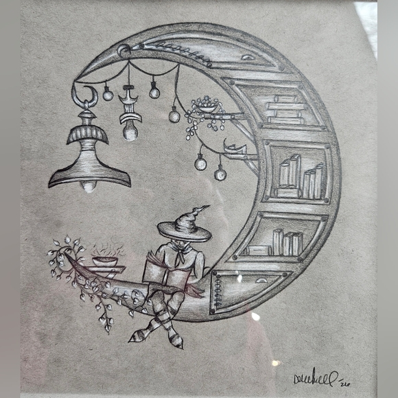 Hand Drawn Art With Frame ✨️ - Picture 2 of 3